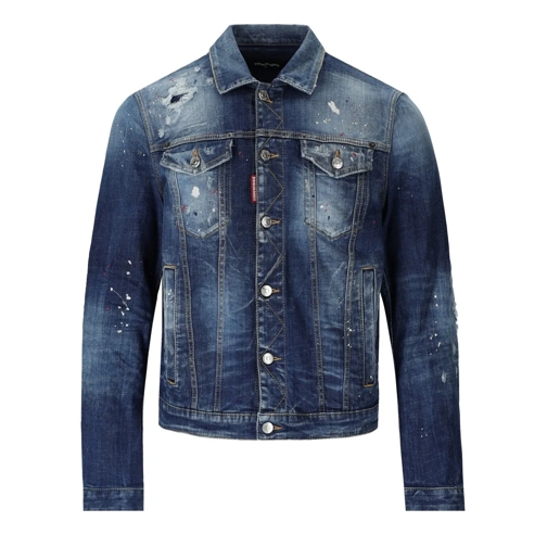 Dsquared2 DSQUARED2 DAN JEAN BLAUE DENIMJACKE blau 