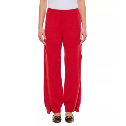 Barrie Cashmere Jogging Pants Red 