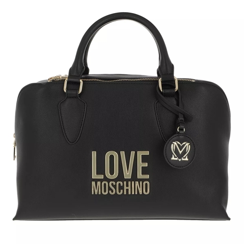 Love Moschino Borsa Bonded Pu  Nero Bowling Bag