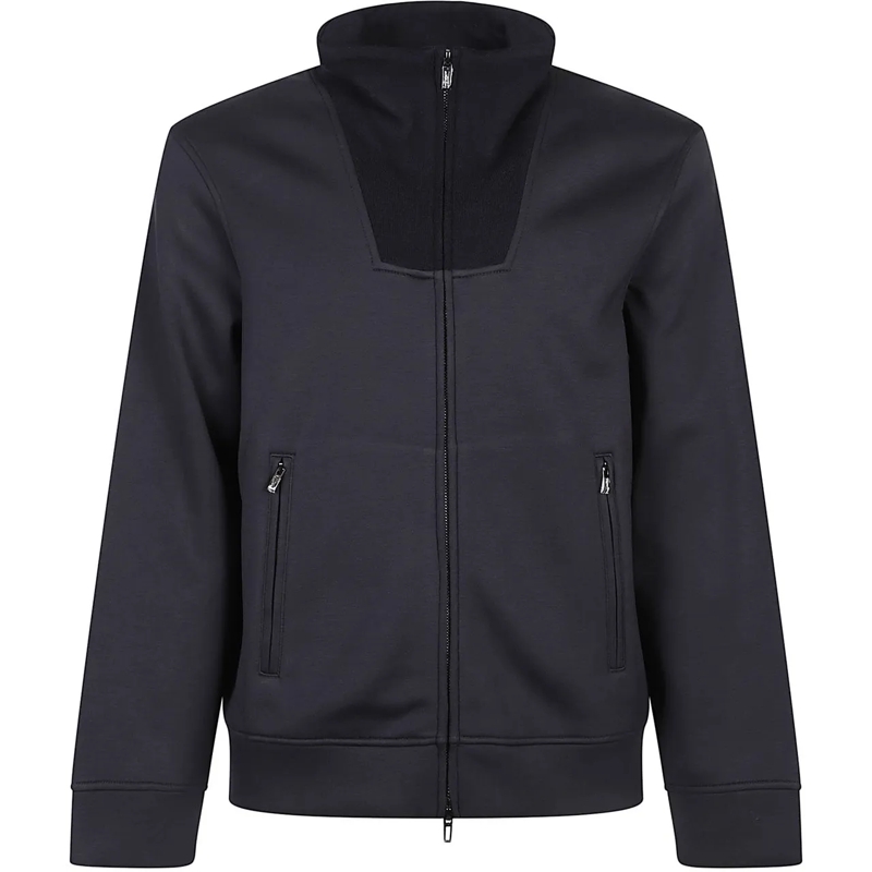 Emporio Armani  Full Zip Sweatshirt Blue blau