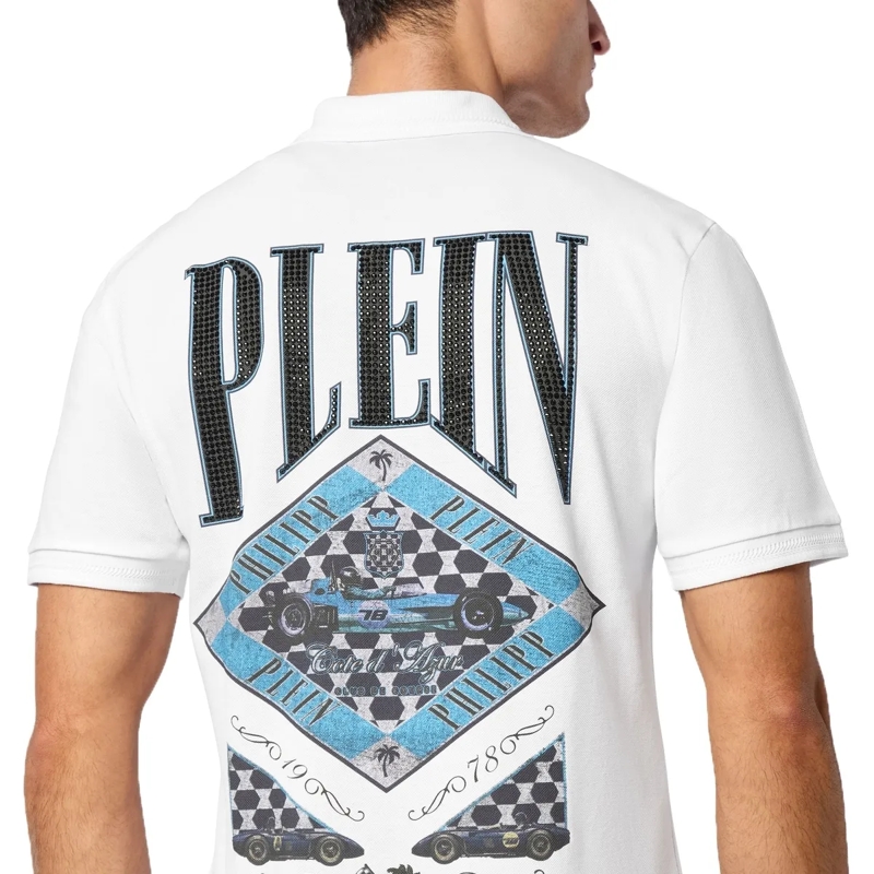 Philipp Plein Top Polohemd weiss(Image 5)