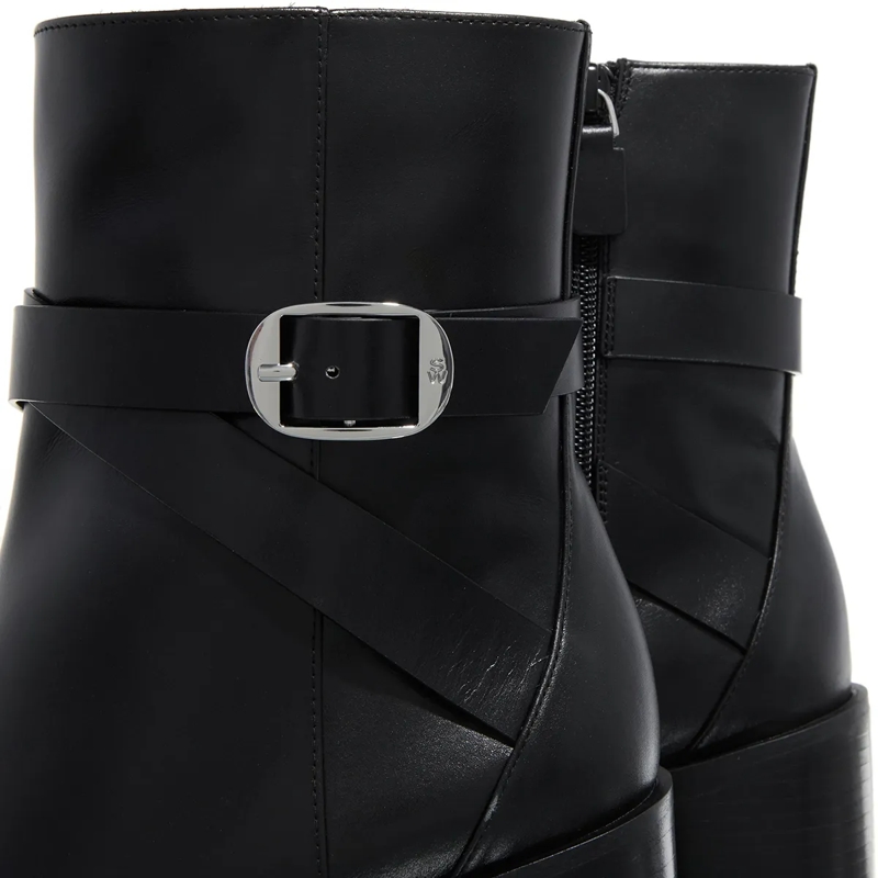 Stuart Weitzman Stiefeletten Esme Belted Zip Bootie Black(Image 4)