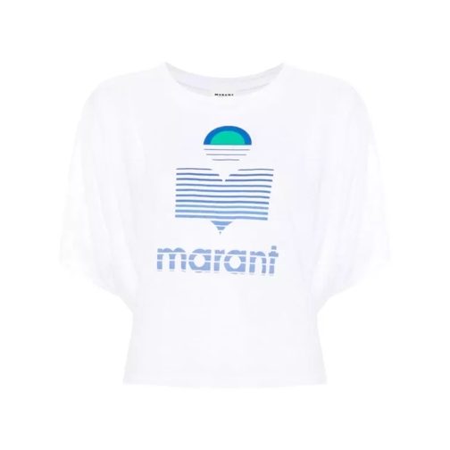 Etoile Isabel Marant White Kyanza T-Shirt White 