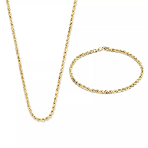 Isabel Bernard Cadeau D'Isabel Collier With Bracelet Giftset 14 Karaat Gold Medium Necklace