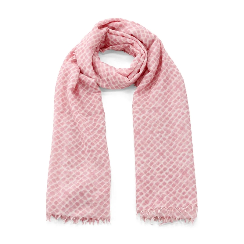 Hemisphere Leichter Schal Schal aus Kaschmir & Seide pink