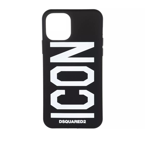 Dsquared2 iPhone 11 Icon Smartphone Case Black/White Portacellulare a borsetta