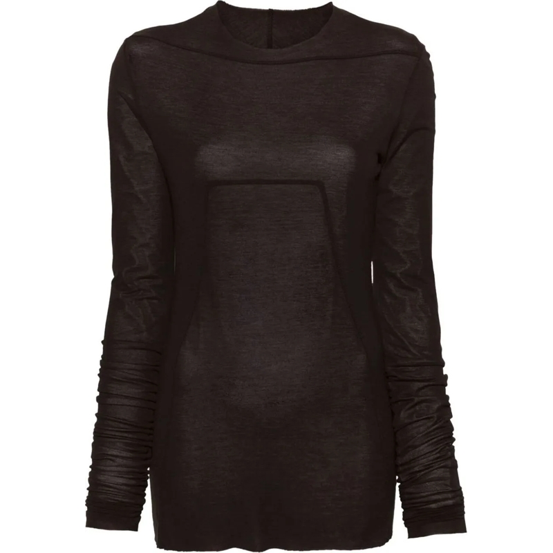 Rick Owens T-Shirt Edfu Top Dark Dust braun