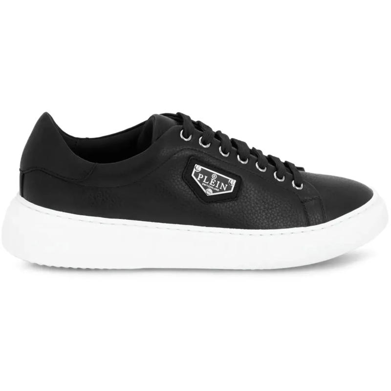Philipp Plein Low-Top-Sneaker Lo-top Iconic Plein Logo Sneakers schwarz