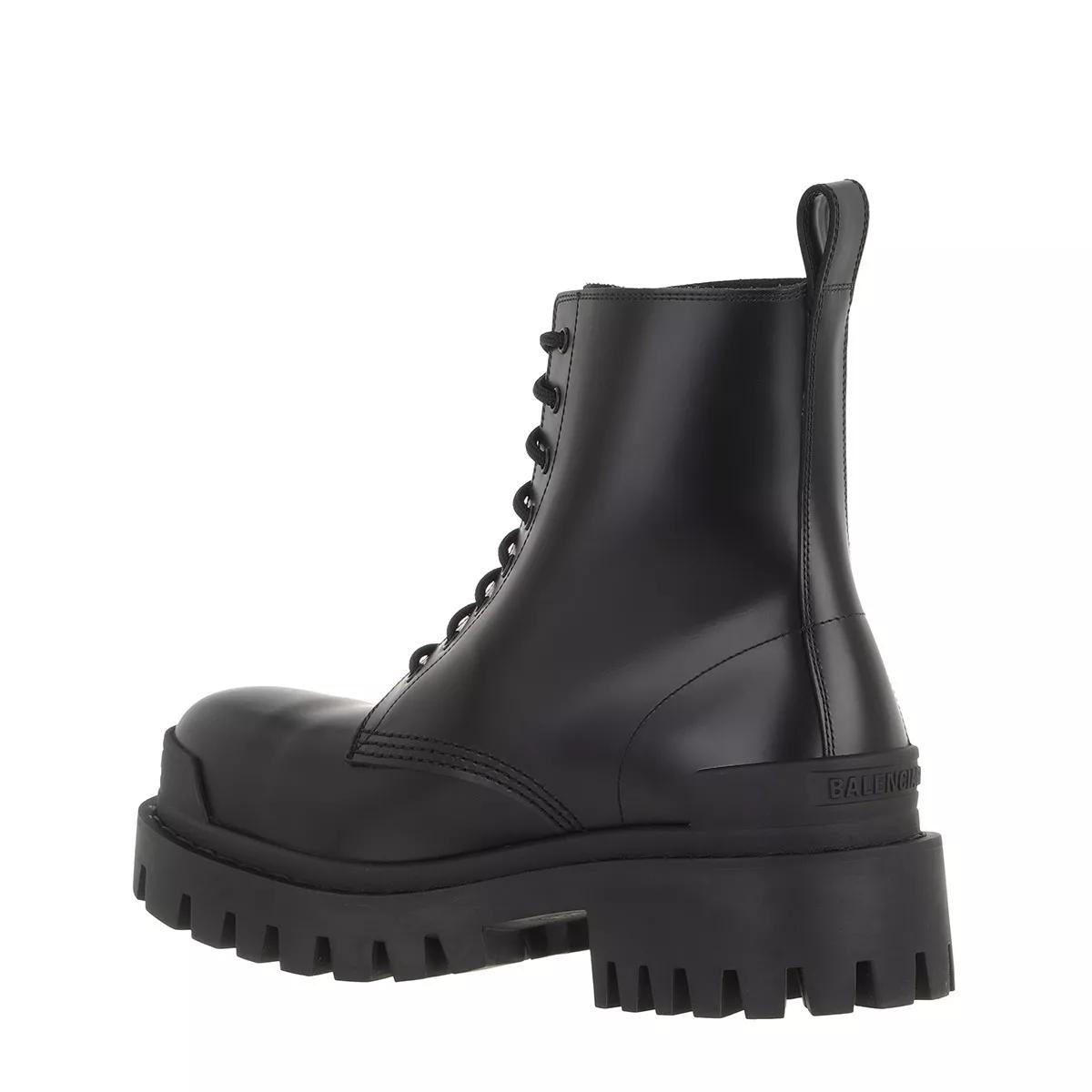 Balenciaga, Shoes, Balenciaga Black Red Strike Boots