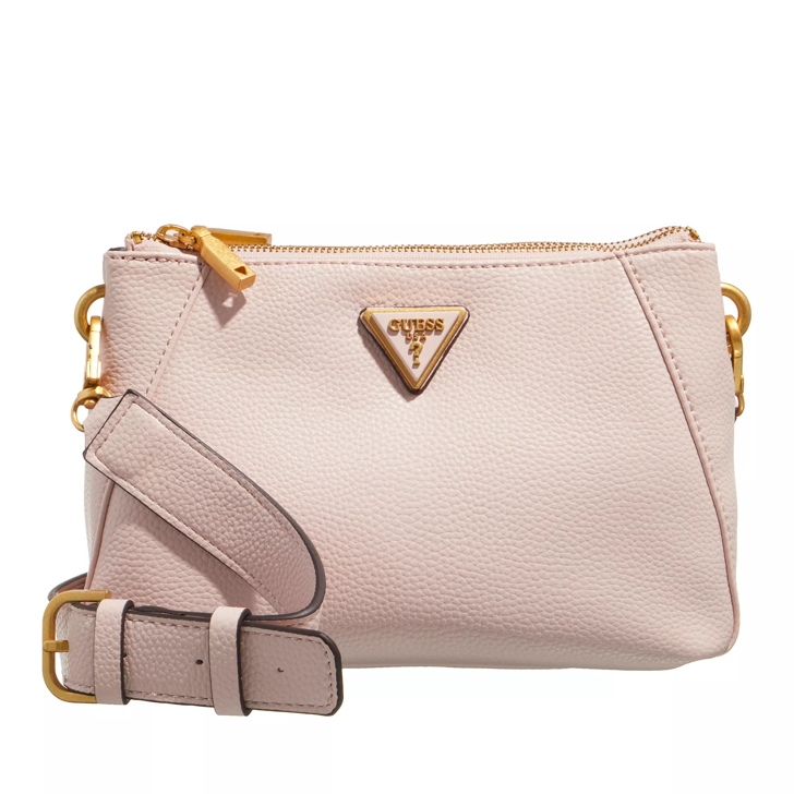 Guess Laryn Double Zip Crossbody Light Rose Crossbody Bag
