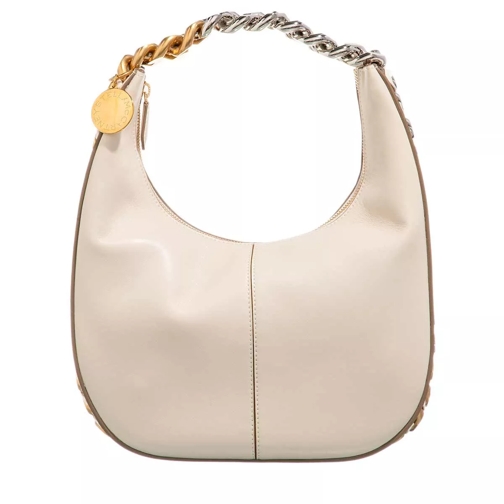 Stella McCartney Small Frayme Zipit Shoulder Bag White Hobo Bag