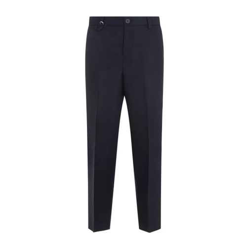 Jacquemus Dark Navy-Blue Cabri Trousers Blue 