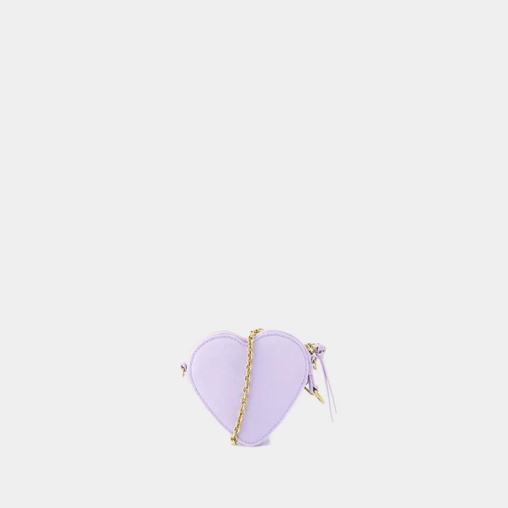 Vivienne Westwood Hobo bags Moire Heart Wristlet Bag Synthetic Purple in paars