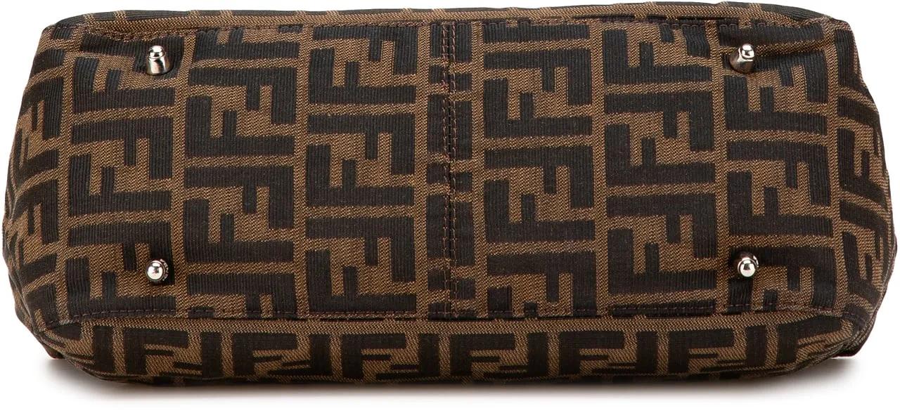 Thumbnail - Fendi Shopper - Small Zucca Canvas Twins Tote - Gr. unisize - in Braun - für Damen