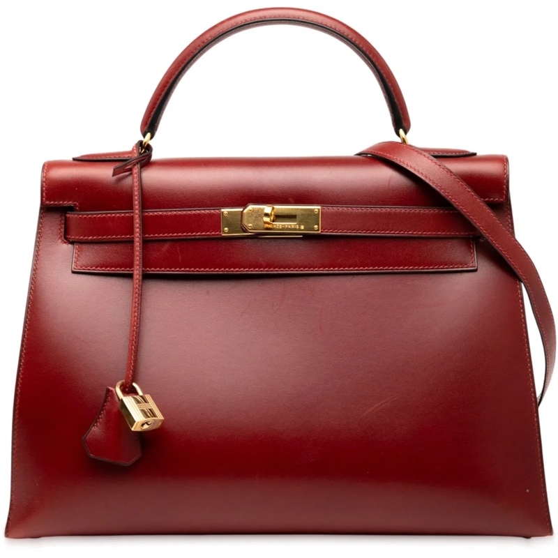 Hermès Sac à bandoulière Box Calf Kelly Retourne 32 rot