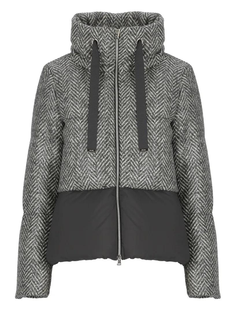 Herno - Fabric Down Jacket - Größe 42 - grau