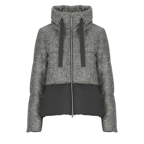 Herno Fabric Down Jacket Grey Giacca di transizione