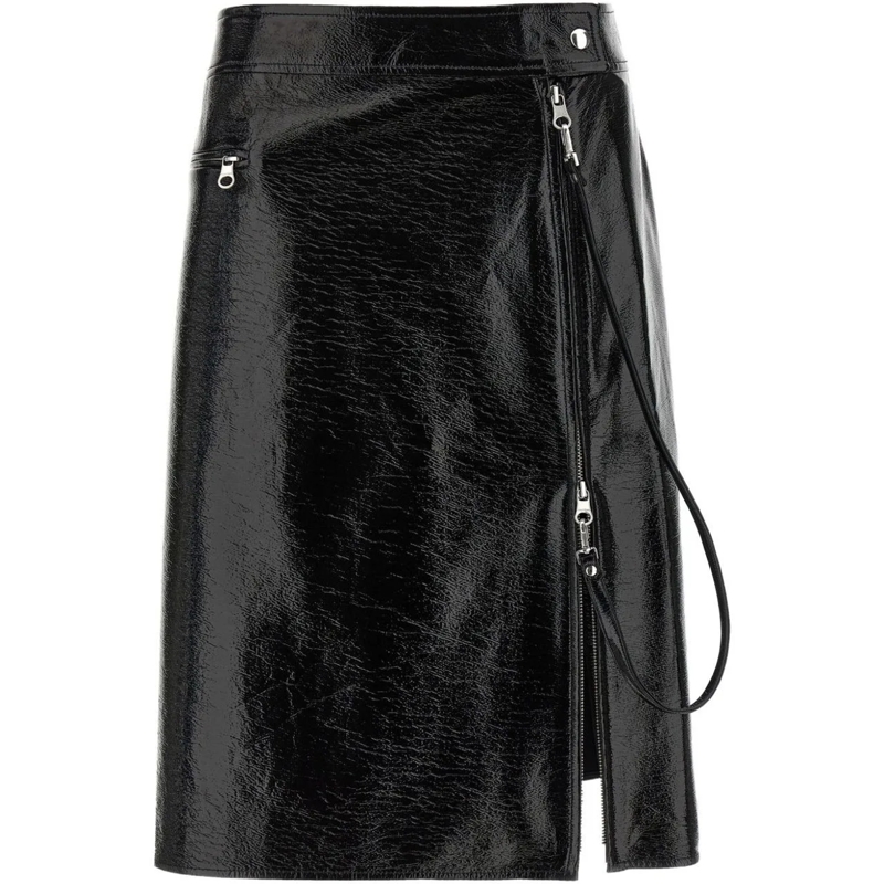 Courrèges Jupe midi Skirts Black schwarz