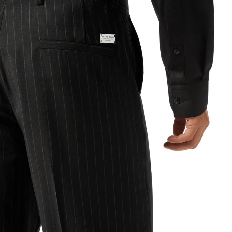 Philipp Plein Hose Weite Hosenbeine grau(Image 5)
