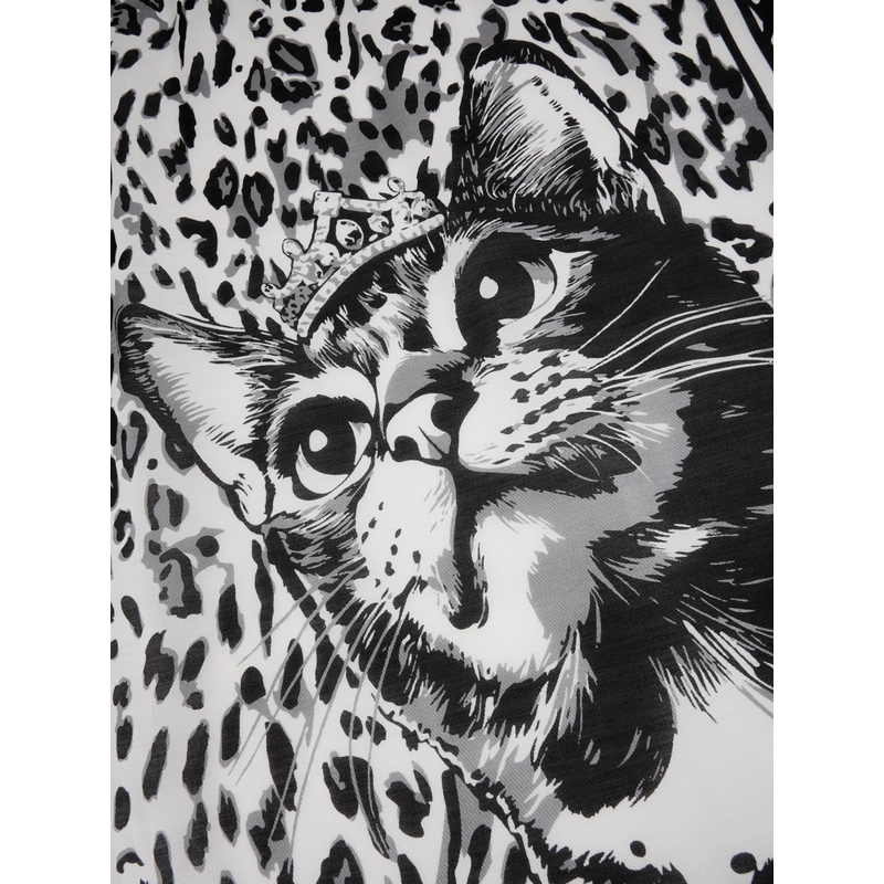 Marc Cain Halsdoek Schal white and black(Image 3)