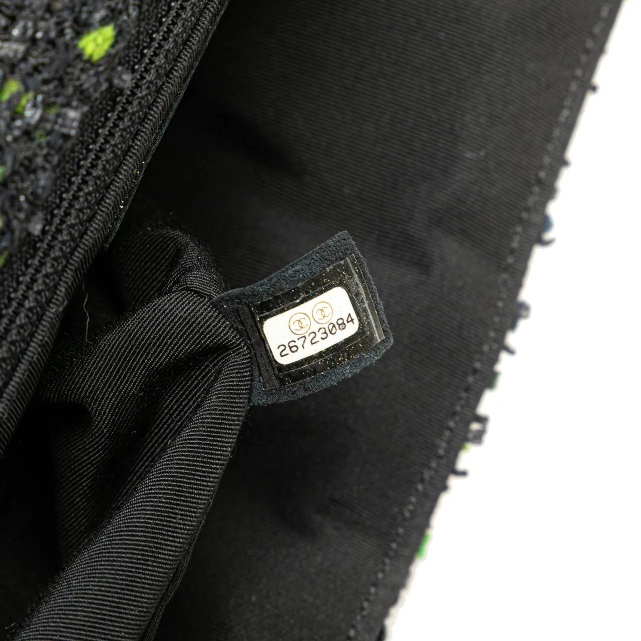 Thumbnail - Chanel Hobo Bags - CC Tweed Flap - Gr. unisize - in Schwarz - für Damen