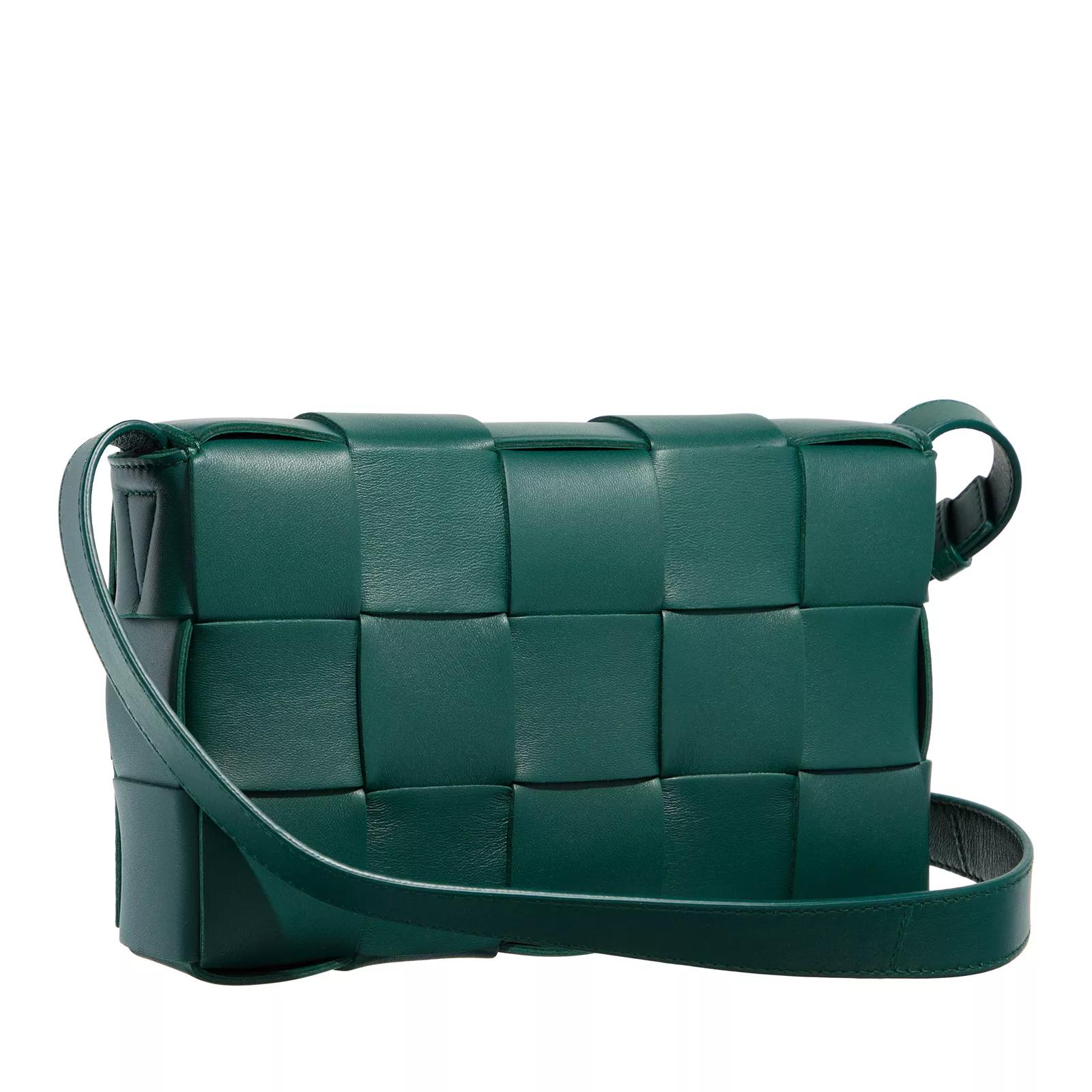 Bottega Veneta Crossbody bags Handbag Leather in groen