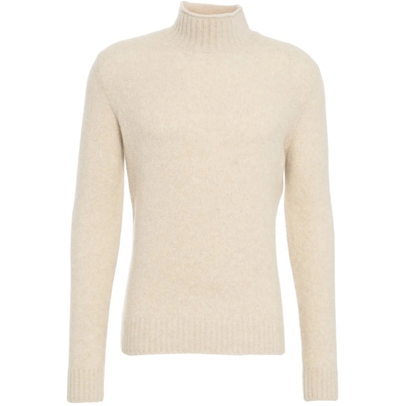 Kangra  Wool turtleneck sweater beige