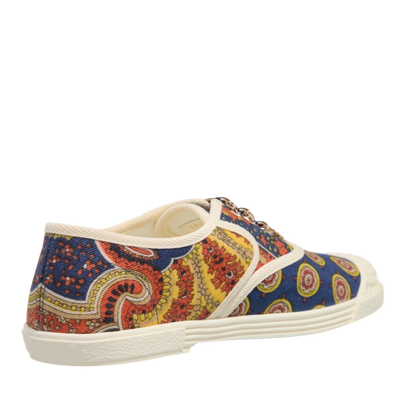 Valentino Garavani Low-Top-Sneaker Sneaker Denim Ivory(Image 4)