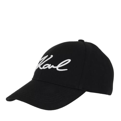 Karl Lagerfeld Karl Signature Cap Black Baseball-Kappe