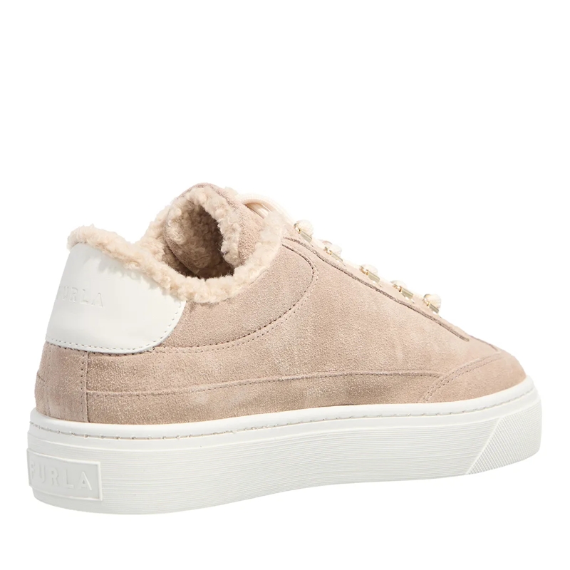 Furla Low-Top-Sneaker Furla Enjoy Lace-Up Sneaker T.20 Greige+Marshmallow(Image 3)