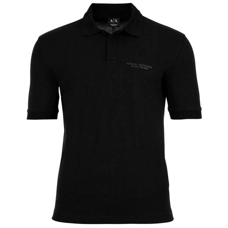 Armani Exchange Polohemd POLO SHIRT 1er Pack schwarz