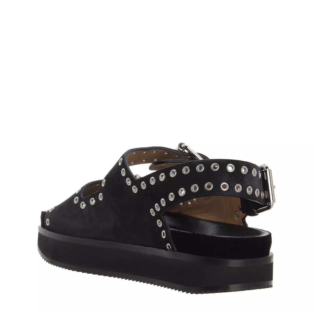 Isabel marant sandals discount black