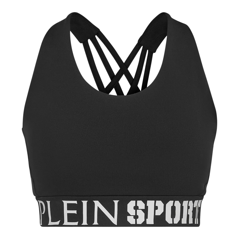 Plein Sport Top Sport Bh schwarz