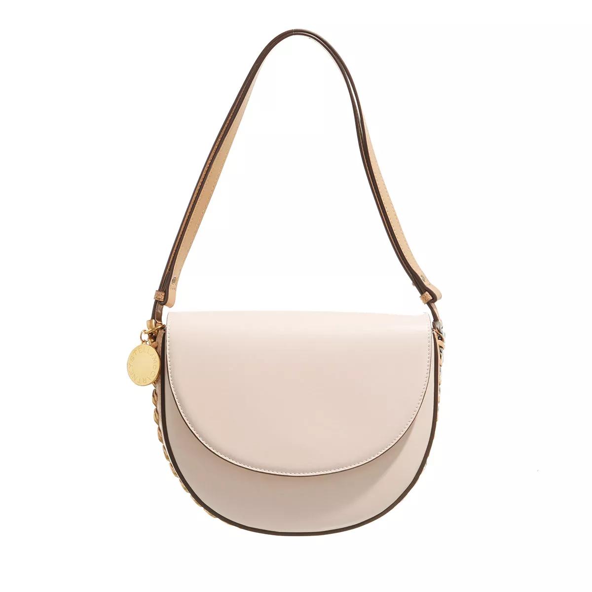 Stella McCartney Crossbody Bags - Medium Flap Shoulder Bag - Gr. unisize - in Creme - für Damen