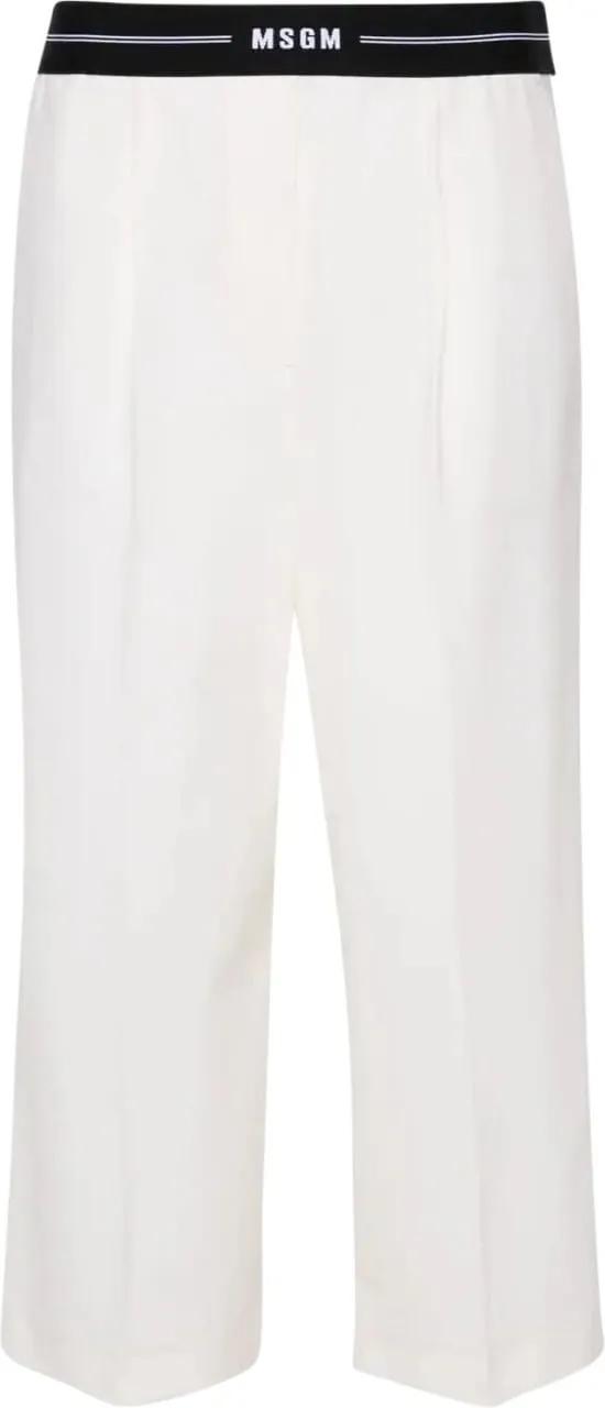 Thumbnail - MSGM - pantalone white - Größe 44 - weiß