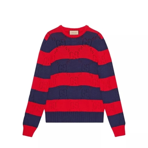 Gucci Striped Cotton Sweater Multicolor 