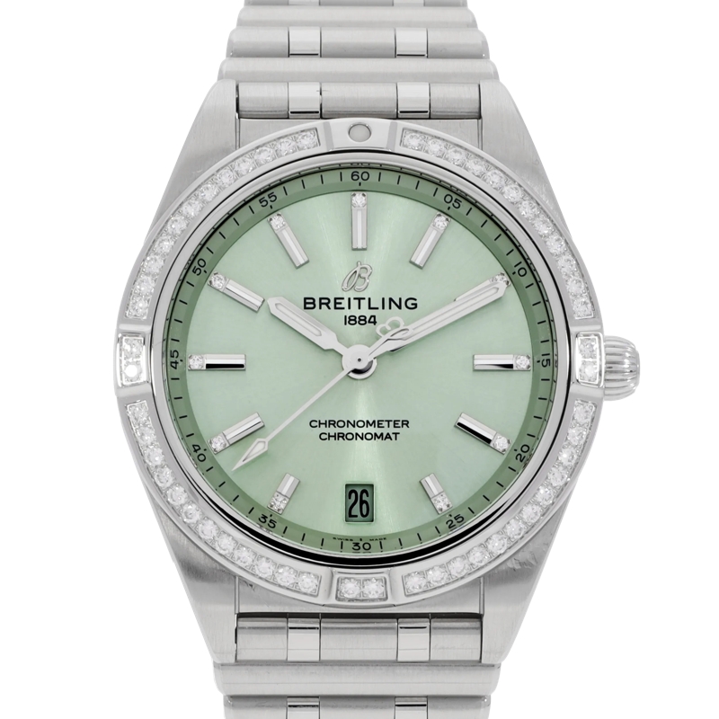 Breitling Automatikuhr Chronomat Grün