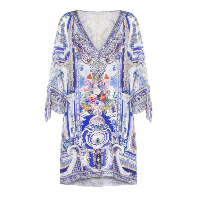 Camilla Tunique/caftan Flattering Women's Top With Versatile Design Multicolor