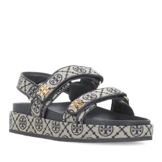 Tory Burch Sandalen & Sandaletten - Kira Sport Sandals - Gr. 40,5 (EU) - in Grau - für Damen