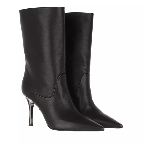 Furla Code High Boot Leather Black Boot