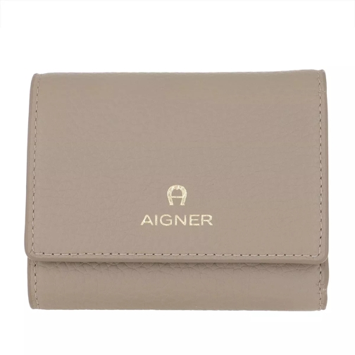 AIGNER Wallet Ivy Feather Grey Tri-Fold Wallet