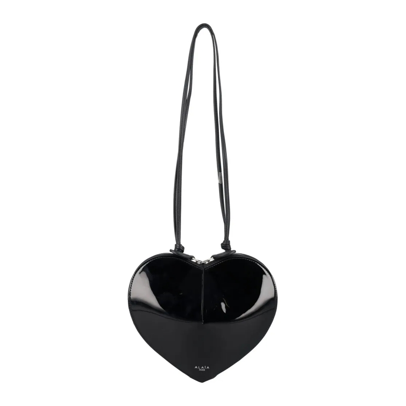 Alaia Schultertasche The Heart Shoulder Bag Black