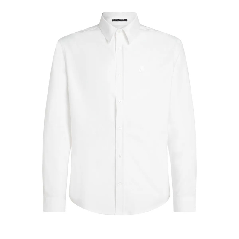 Karl Lagerfeld Hemd KARL KAMEO OXFORD-HEMD weiss