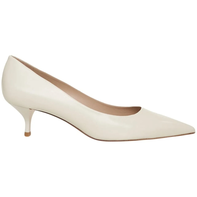 Stuart Weitzman Pumps Smooth leather pumps weiß