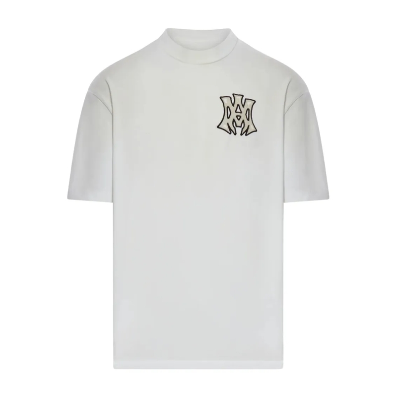 Amiri T-shirt Oversized Streetwear T-Shirt With Bold Back Letter White