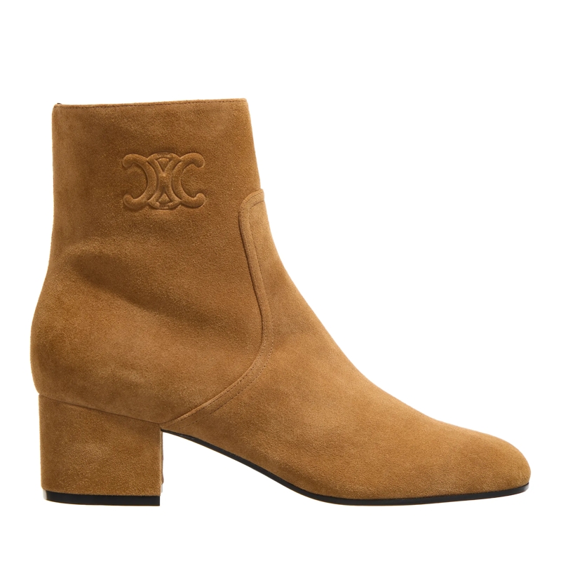 Celine Stiefeletten Triomphe Short Boots Havana