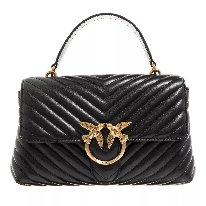Pinko Satchel Love Lady Puff Classic Cl Black