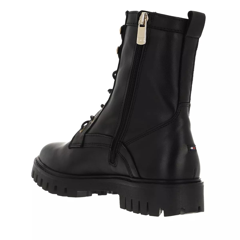 Tommy Hilfiger Stiefeletten TH Monogram Lace Up Boot Black(Image 2)