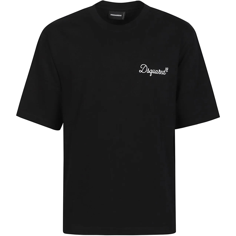 Dsquared2 T-Shirt Loose Fit T-shirt Black schwarz