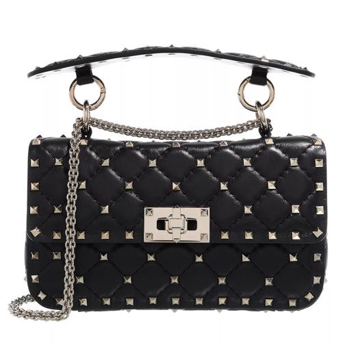 Valentino Garavani Rockstud Spike Crossbody Bag Small Black Mini sac